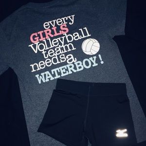 Girls Volleyball Shirt and Shorts Set